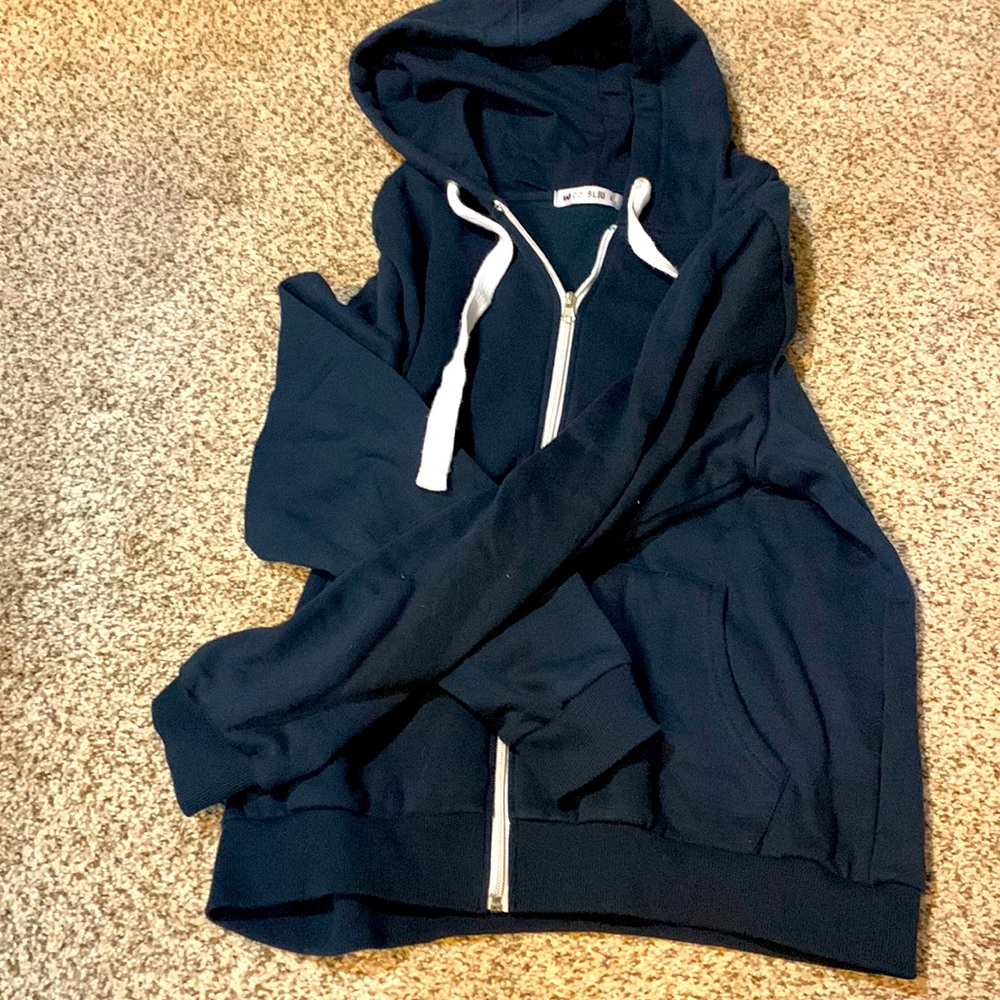 Full zip up hoodie with pockets